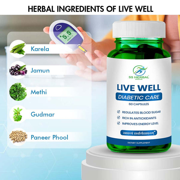 Live Well Diabetic Care Capsules 2