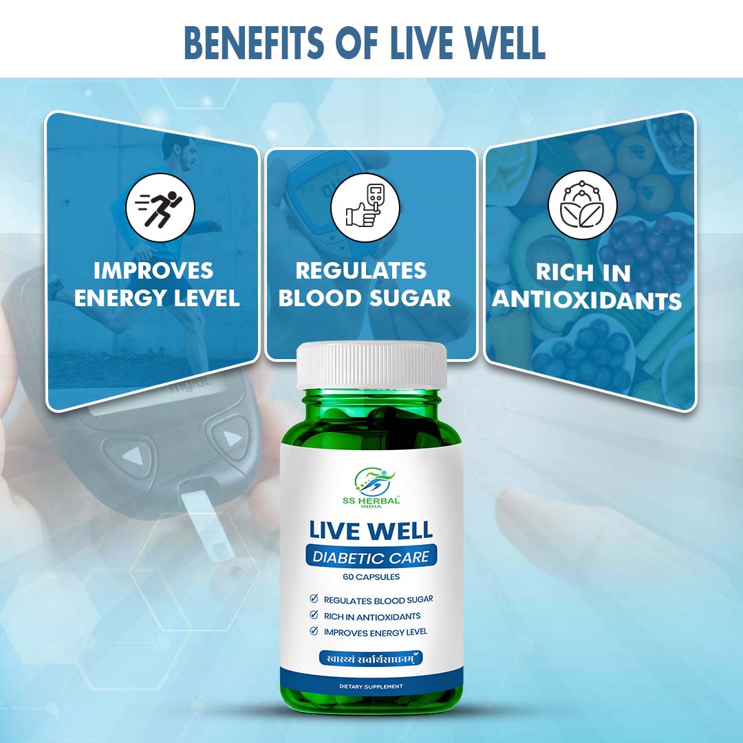 Live Well Diabetic Care Capsules 3