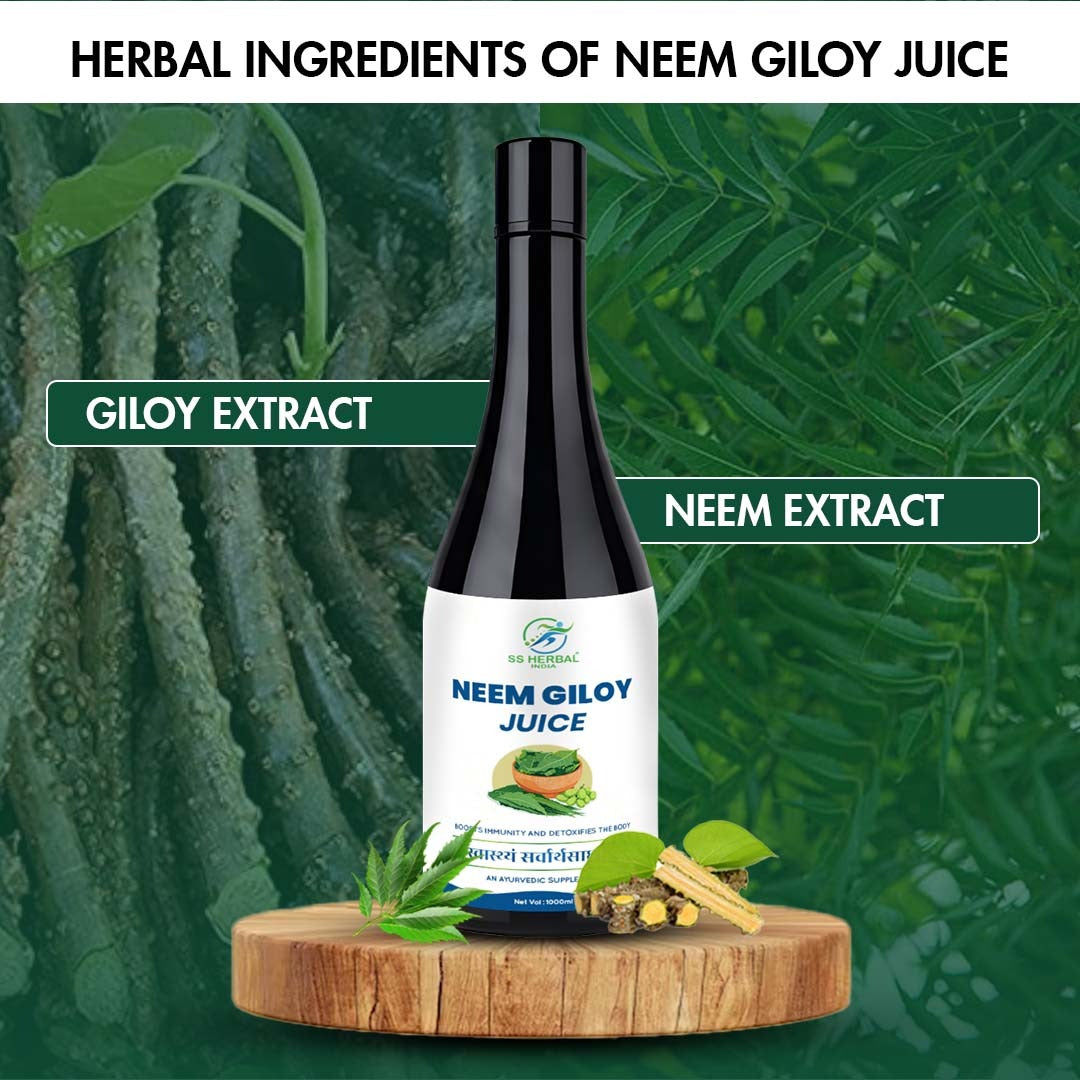 Neem Giloy Juice – Sugar-Free Herbal Juice for Immunity, Detox & Wellness